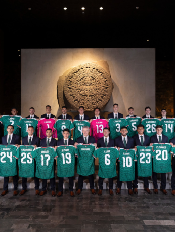 Selección Mexicana realiza su foto oficial para el Mundial 2026 en el Museo Nacional de Antropología